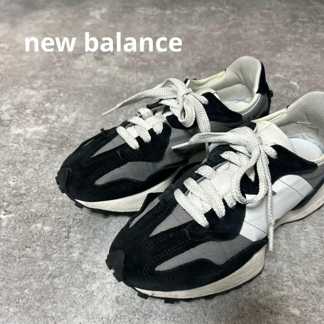 New Balance ニューバランス スニーカー U327WEC BLACK GREY シューズ ニューバランス327 ビッグN レザー 本革  ブラック グレー メンズ : セレクトショップ a-clo - 通販 - Yahoo!ショッピング