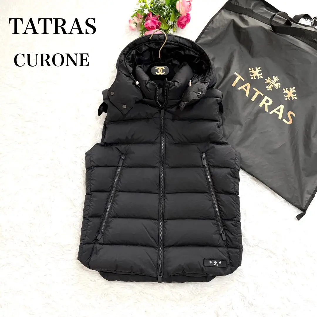 ✨未使用級 Lサイズ✨タトラス ダウンベスト クローネ 2way ダブルジップ ✨新品タグ付き L✨タトラス ダウンベスト クローネ 2way 軽量