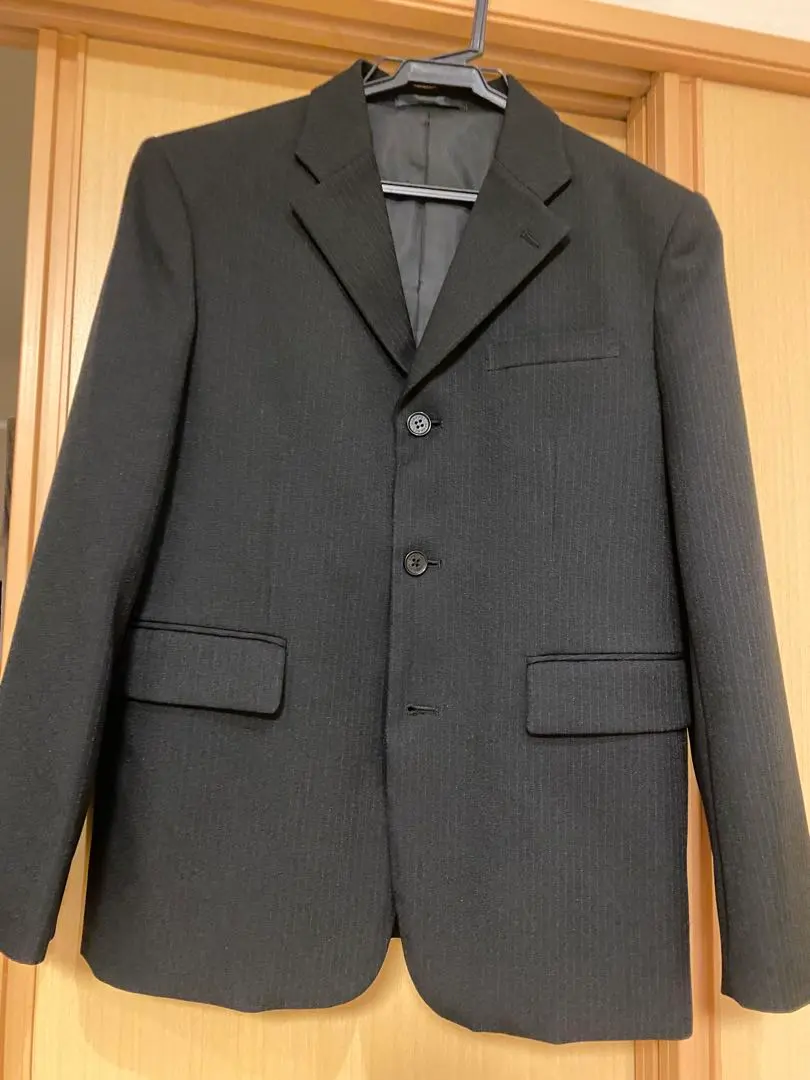 Thumbnail of Graduation Ceremony - Men's: Striped Blazer, Black