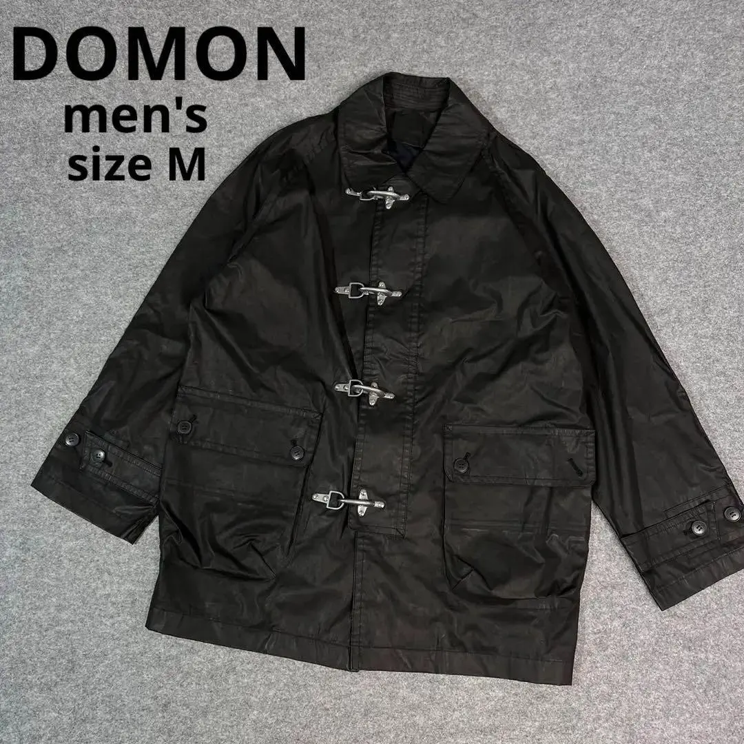 【80s90】Vintage DOMON　レザーブルゾン　Ｌ　黒 2025年最新】DoMoN レザージャケットの人気アイテム - メルカリ