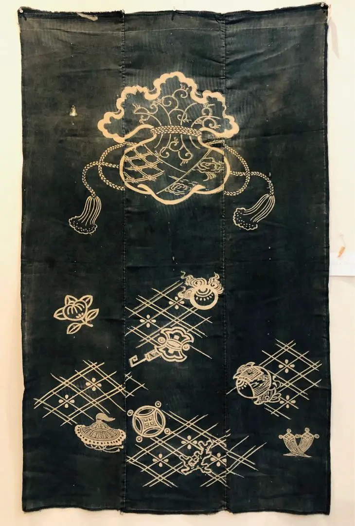 加賀友禅 花嫁のれん 花嫁暖簾 花車3 本染め 花嫁のれん号