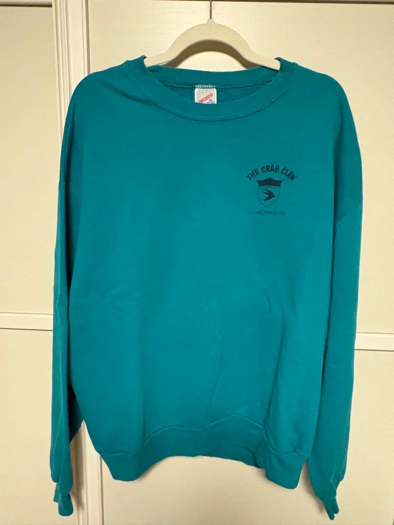 Thumbnail of Jerzees XL Turquoise Crab Back Print Vintage USA Made