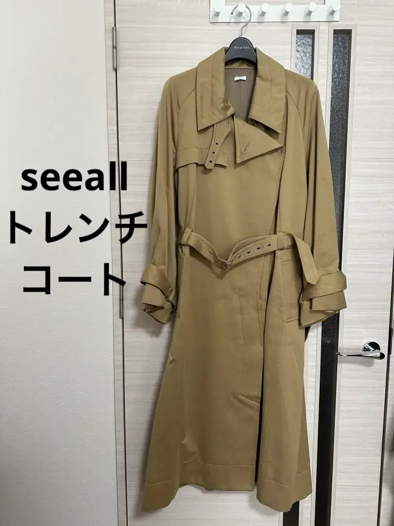 seeall RECONSTRUCTED TRENCH COAT　トレンチコート SEEALL (シーオール) [ RECONSTRUCTED TRENCH COAT ] リメイク