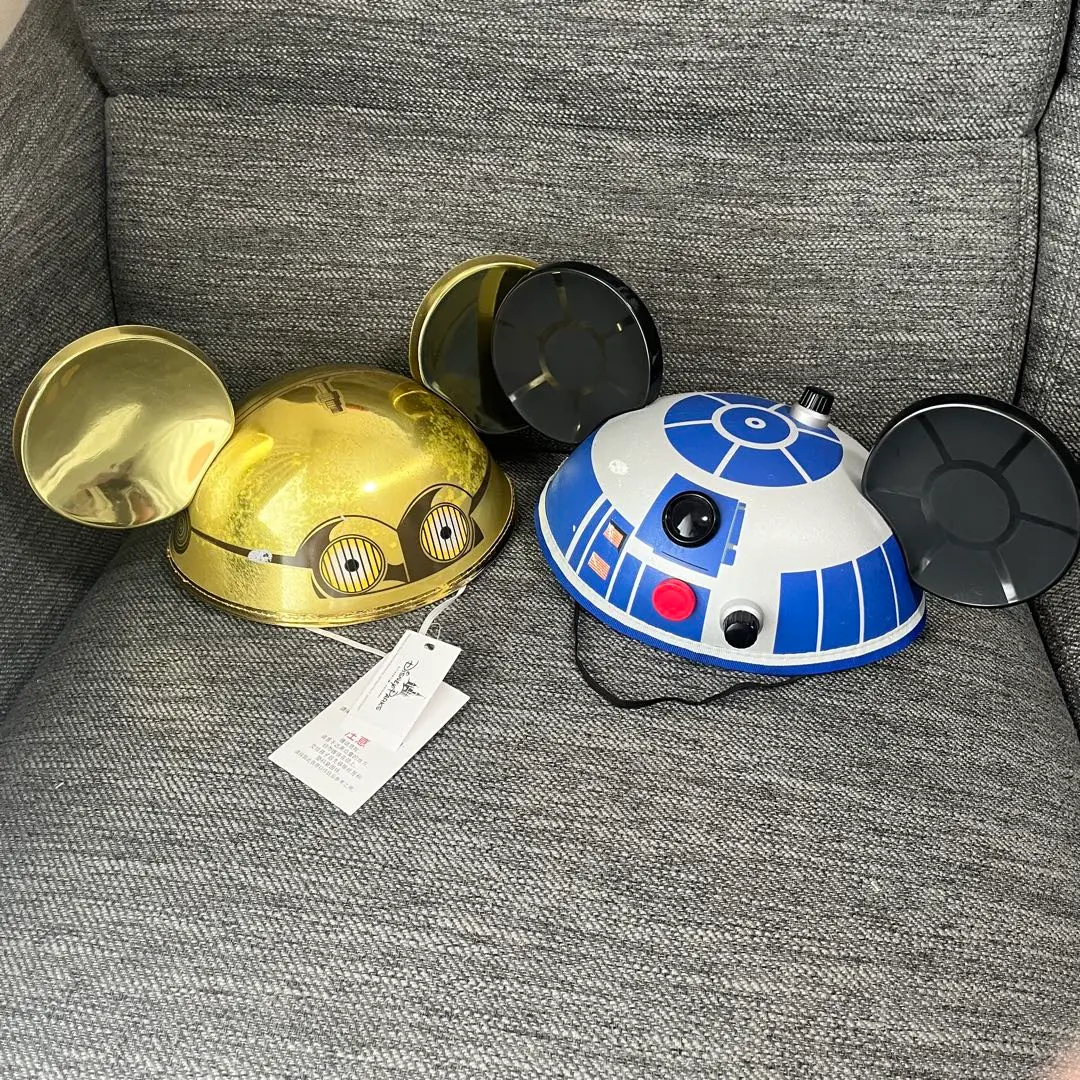 ディズニー　スターウォーズ　イヤーハット　C3PO R2D2 BB8 デススター R2-D2、C-3PO、BB-8！東京ディズニーランド『STAR WARS(スター