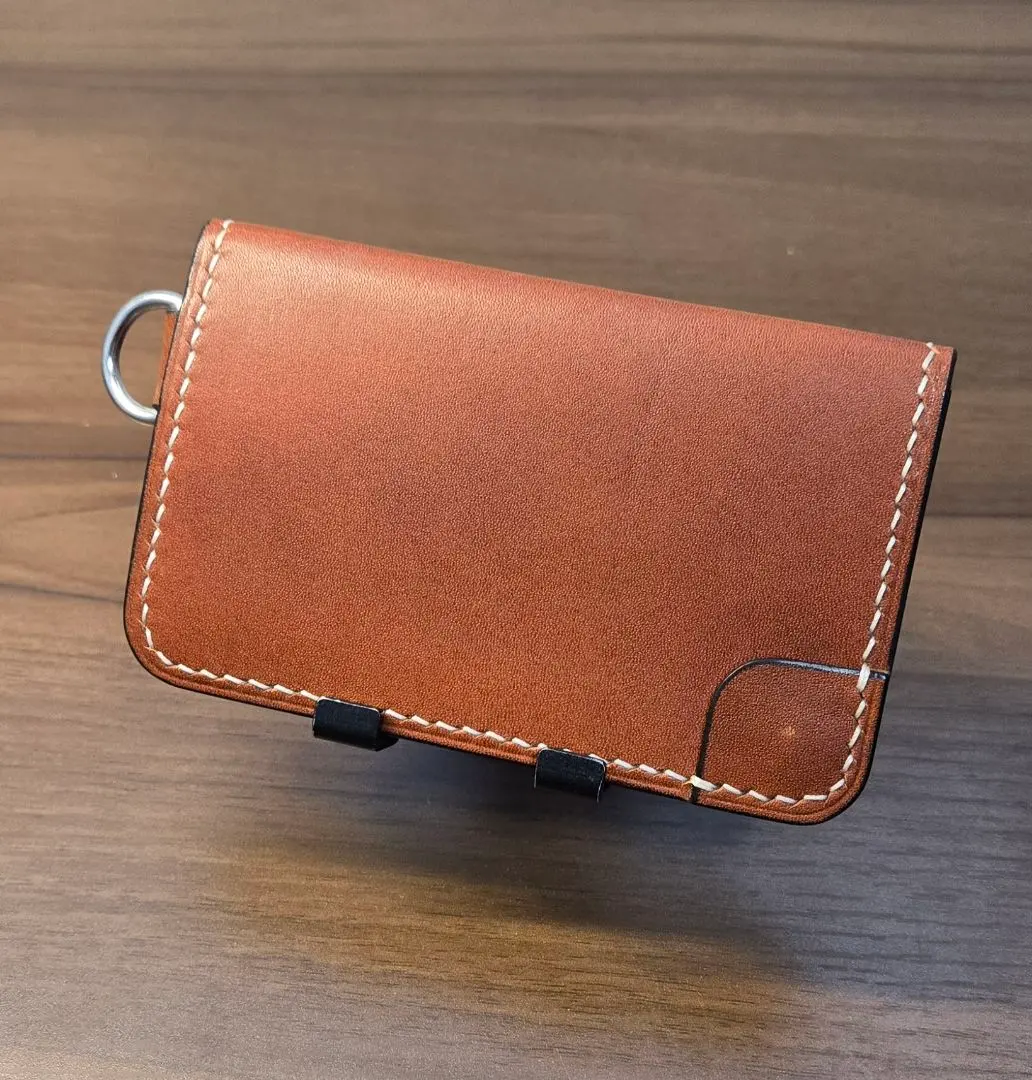 Thumbnail of 1-Pocket Business Card Holder - Handmade Leathercraft