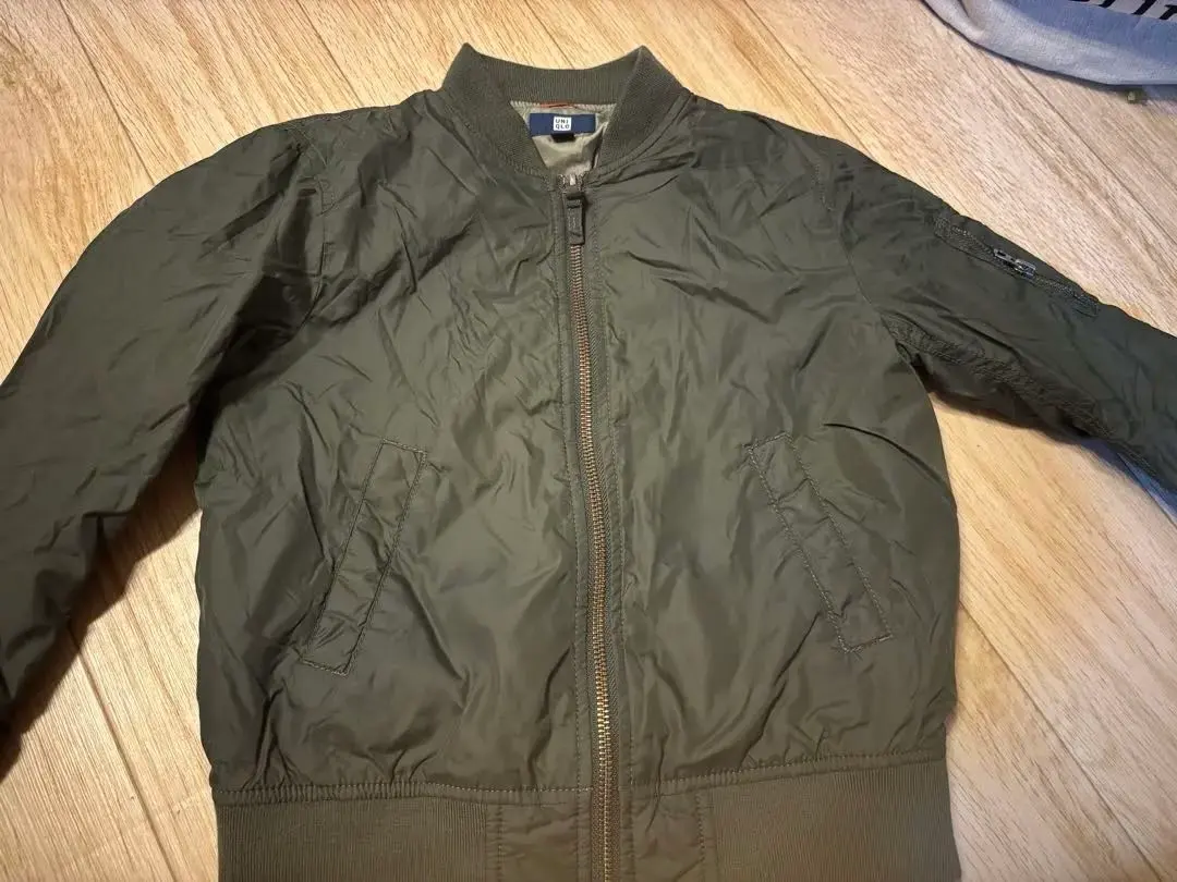 Thumbnail of Uniqlo Olive Green MA-1 Jacket 120
