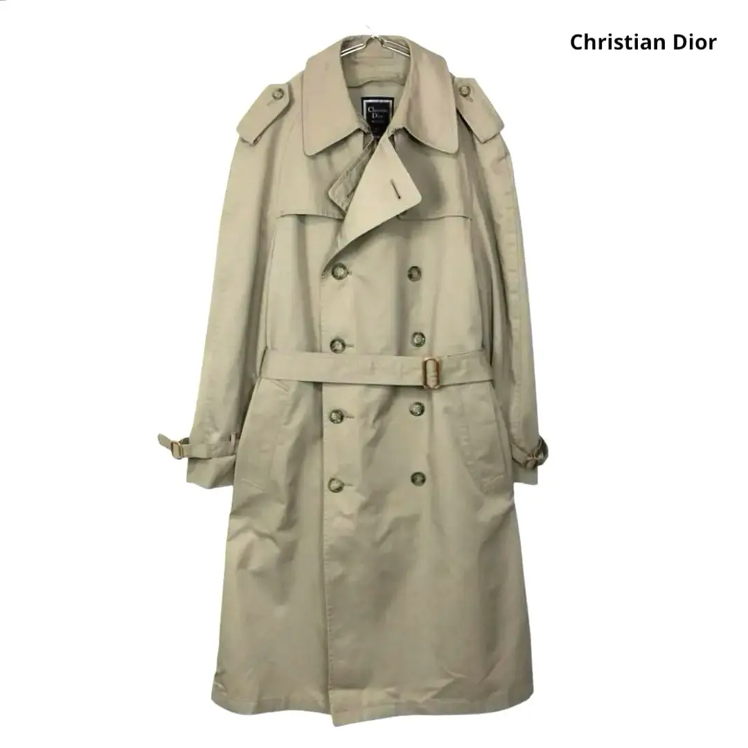 Cristin Dior MONSIEUR トレンチコート　ウール Christian Dior - 古着 クリスチャンディオール Christian Dior
