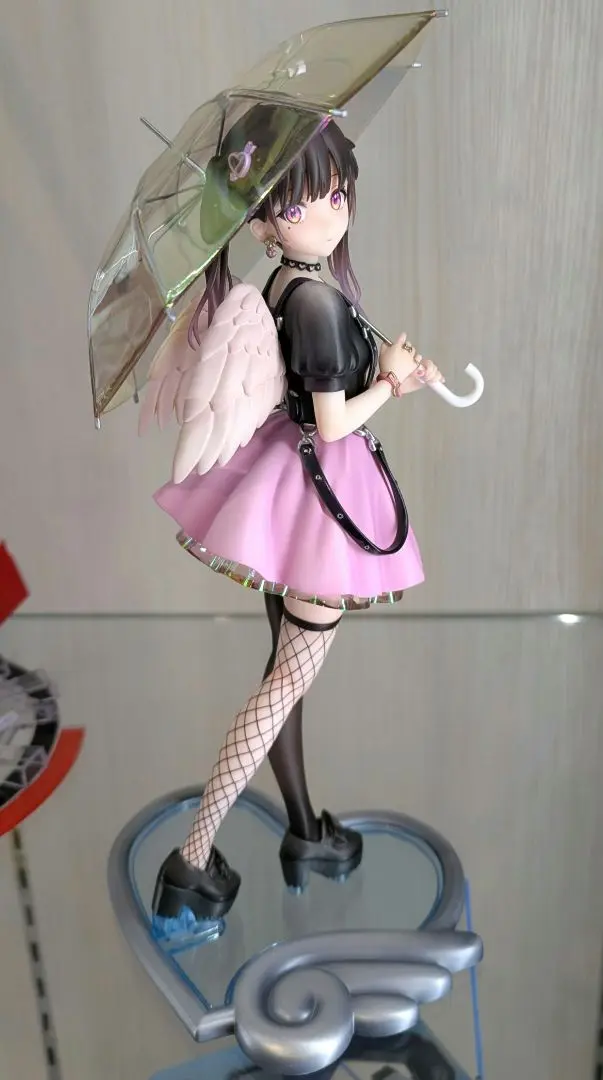 【特典付】傘をひらいて翼をとじて 心羽 1/7 完成品フィギュア　フカヒレ 特典】傘をひらいて翼をとじて 心羽 1/7 完成品フィギュア