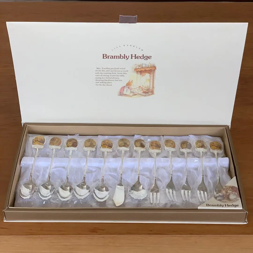 【未使用＊希少品】Barklem Hedge　カトラリーセット　10点　当時物 2025年最新】brambly hedge スプーンの人気アイテム - メルカリ