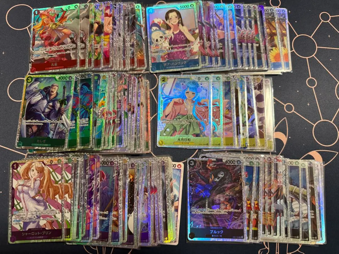 Thumbnail of One Piece Card Game SR, Parallel Cards Lot of 114