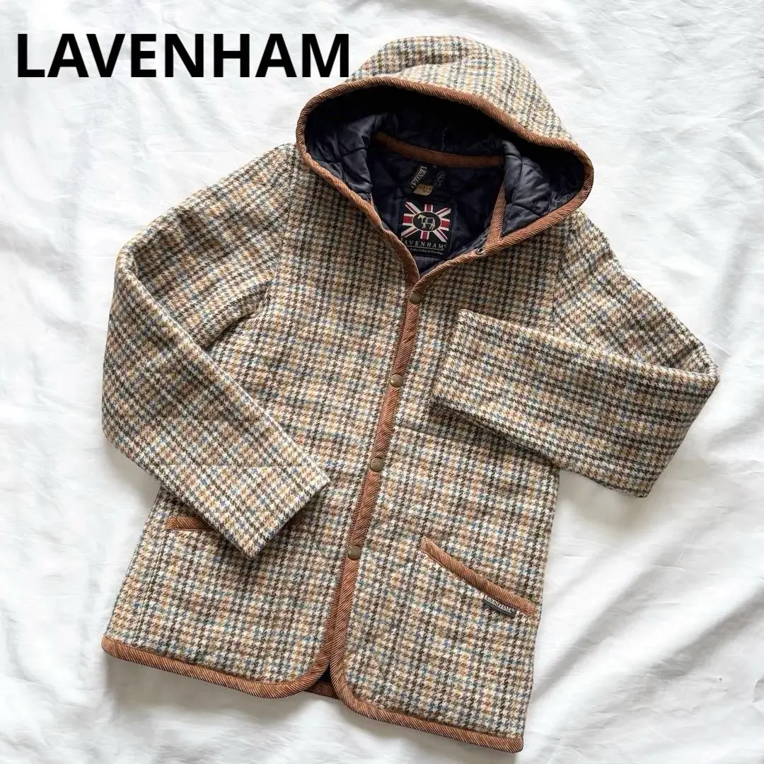 Thumbnail of Excellent Condition: Lavenham Quilted Jacket - Short - Tweed - Check - Houndstooth