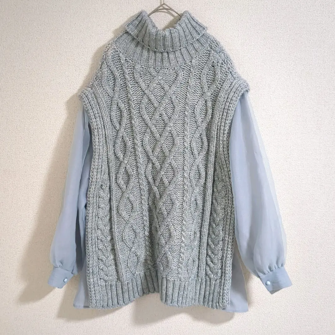ニット+セーター UNDRESSED COTTON CANDY SLEEVE KNIT Ameri（アメリ）の「UNDRESSED COTTON CANDY SLEEVE KNIT