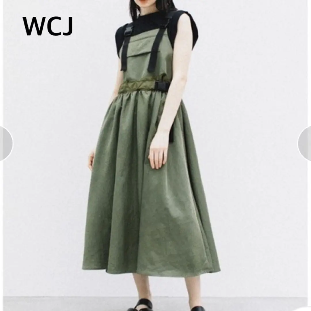 【タグ付き未使用】WCJ 若槻千夏　 リネンキャミ トップス　グリーン 2025年最新】若槻千夏 tシャツの人気アイテム - メルカリ