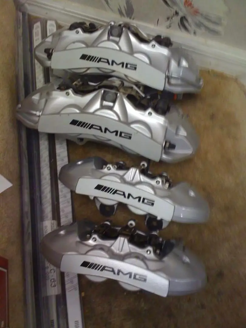 W203 C55 AMG キャリパー 4pot W124 500E 流用 W203 C55 AMG キャリパー 4pot W124 500E 流用