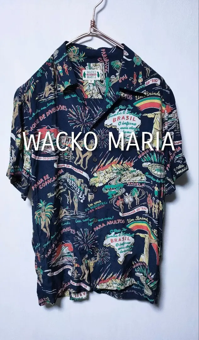 Thumbnail of WACKO MARIA Aloha Shirt All-Over Print Short Sleeve Rayon