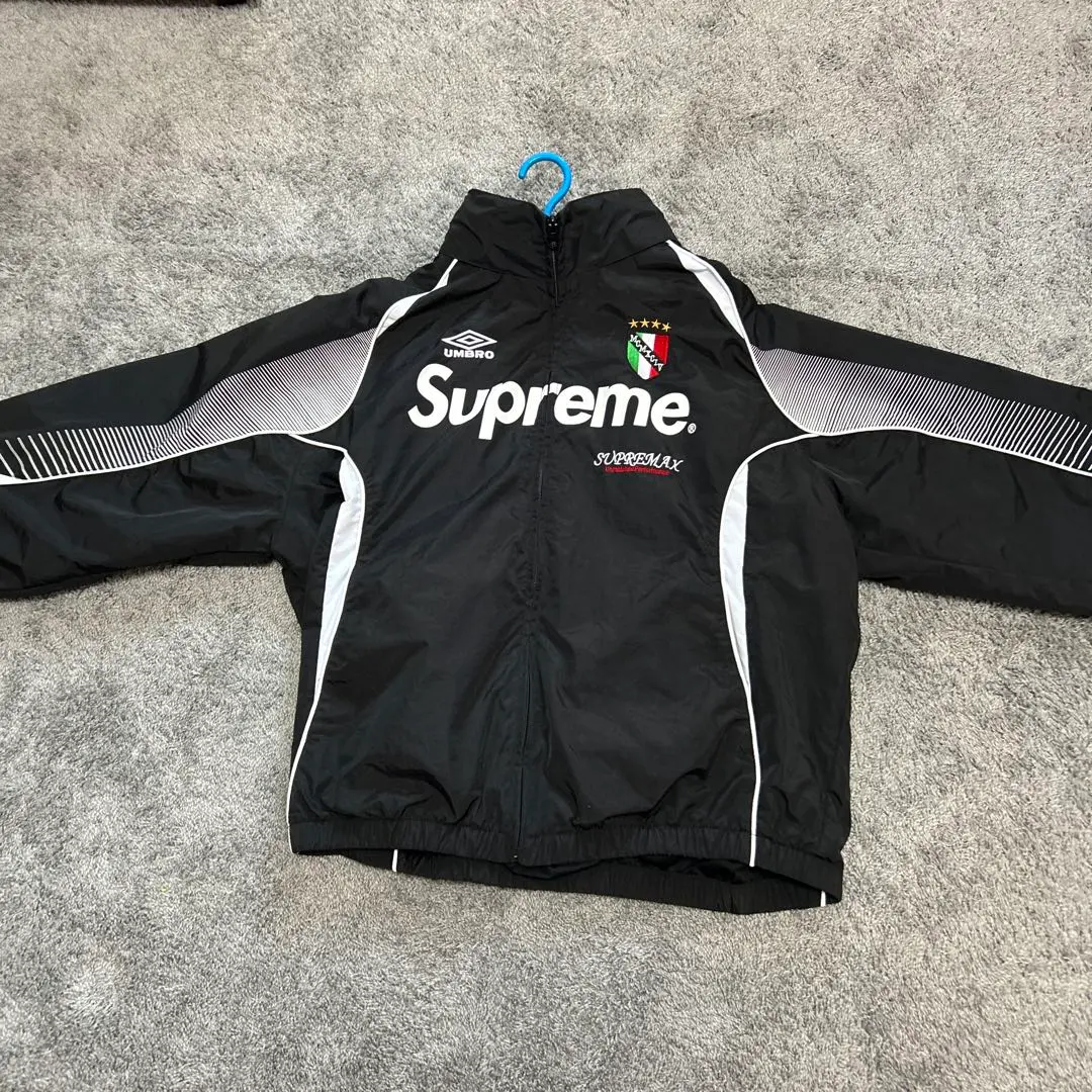 Supreme Umbro ウィンドブレーカー M ブラック Supreme®/Umbro Cotton Ripstop Track Jacket – Supreme
