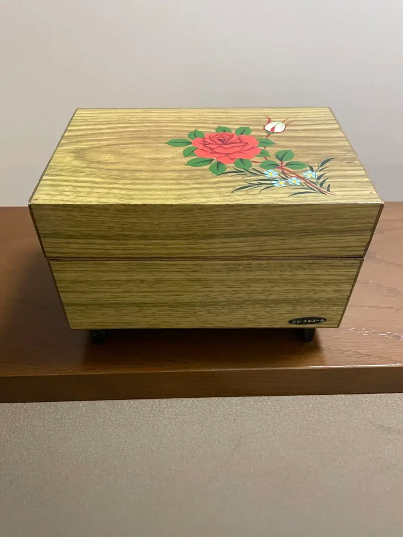 オルゴール バレリーナ ジュエリーBOX 昭和レトロ エーデルワイス♪ 昭和レトロ バレリーナ オルゴール 宝石箱 | choice