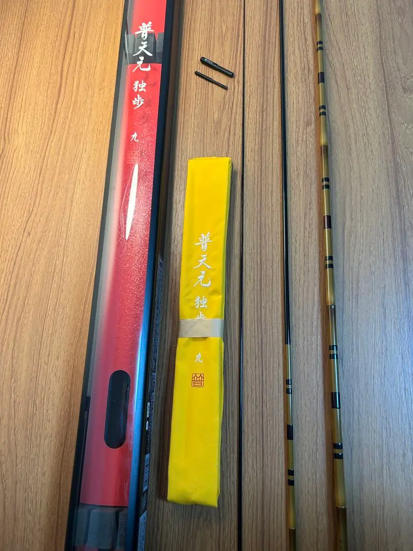 ヘラブナ　シマノ　普天元　独歩　玉の柄　タモ シマノ 普天元 独歩 玉ノ柄二本物 / どっぽ へら竿 : つり具の