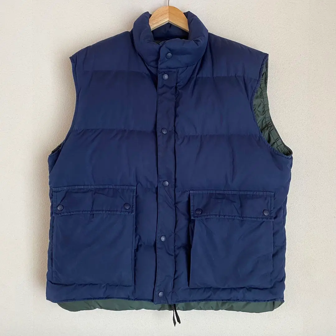 Eddie Bauer EB900 ネイビー ダウンベスト　XS EB900フィルパワーダウン」「エディー・バウアー」の限定