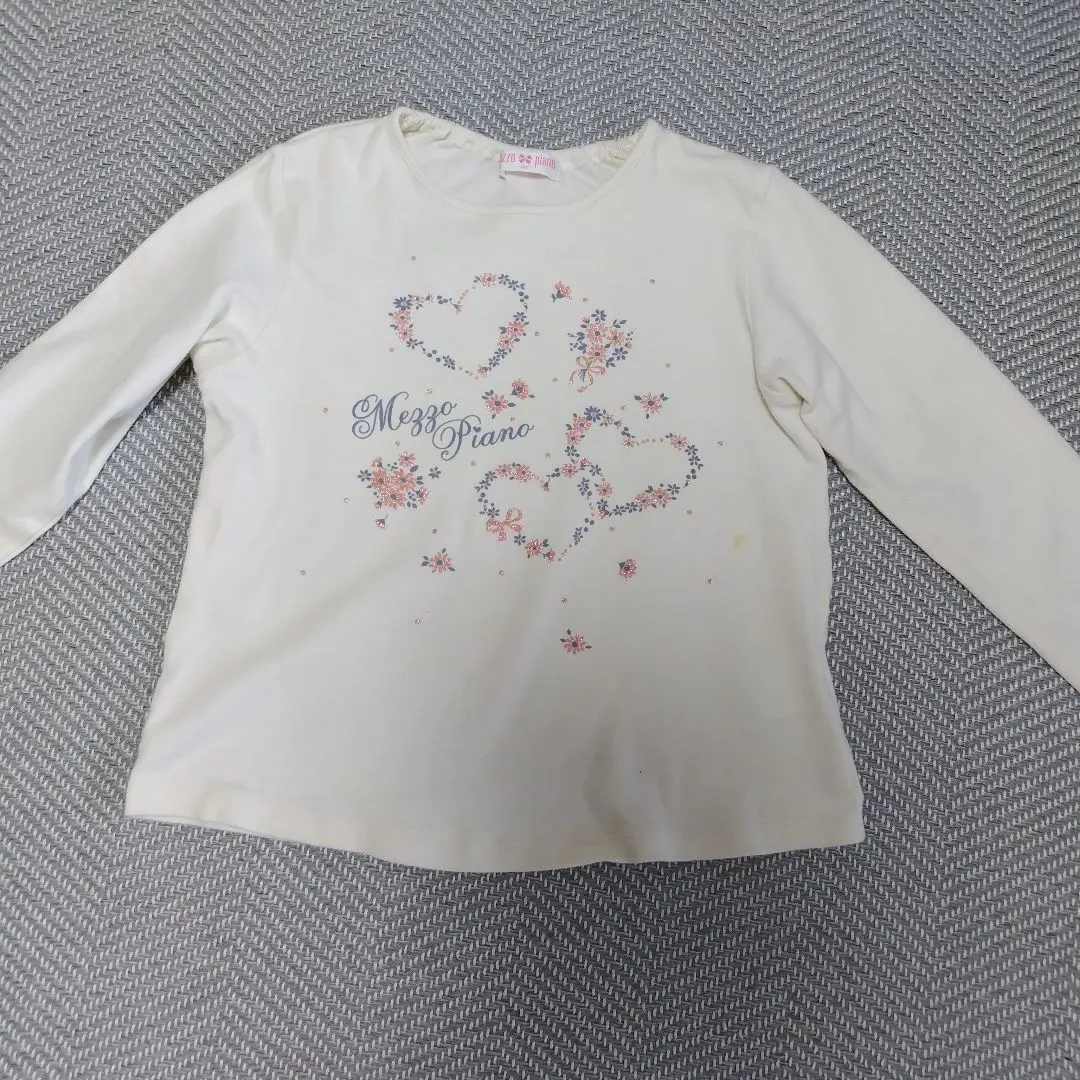 Thumbnail of Mezzo Piano heart-patterned T-shirt, size 140