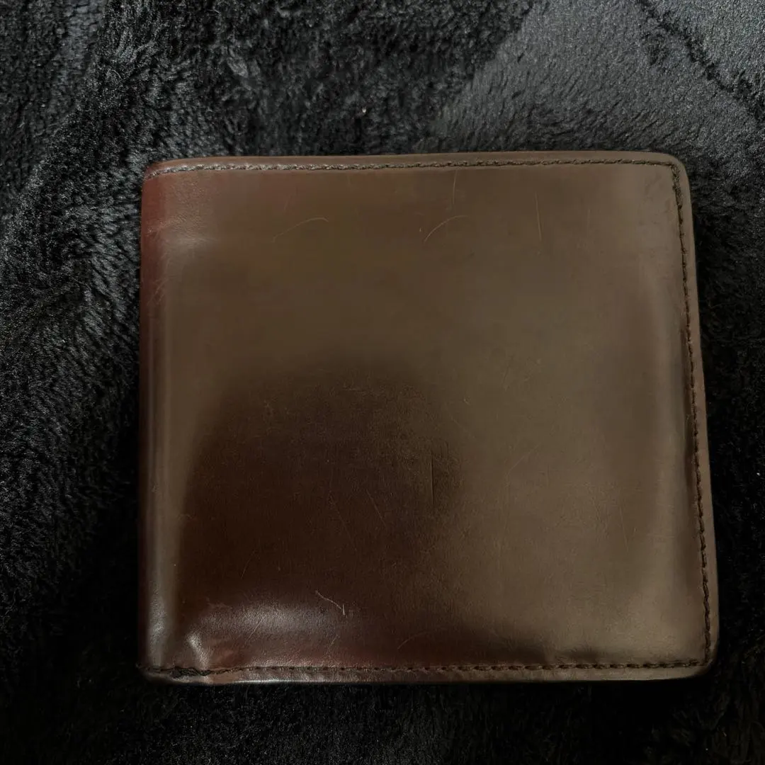 Thumbnail of GANZO Shell Cordovan Bi-fold Wallet - 100th Anniversary Limited Edition Color