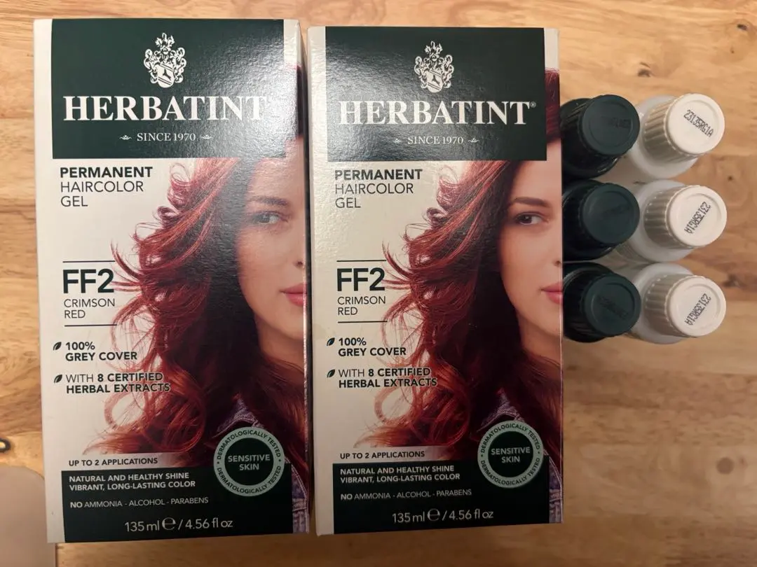 Herbatint ハーバティント　ヘアカラー　白髪染め　4つセット お買い得！ 自然な栗色 白髪染め ヘアカラー ハーバティント