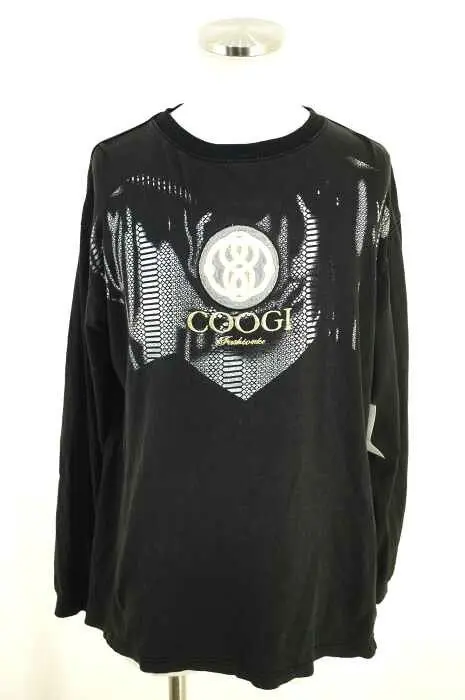 COOGI クージー 胸刺繍 総柄 長袖Tシャツ ビンテージ ヴィンテージ 2025年最新】クージー メンズ 七分・長袖カットソーの人気