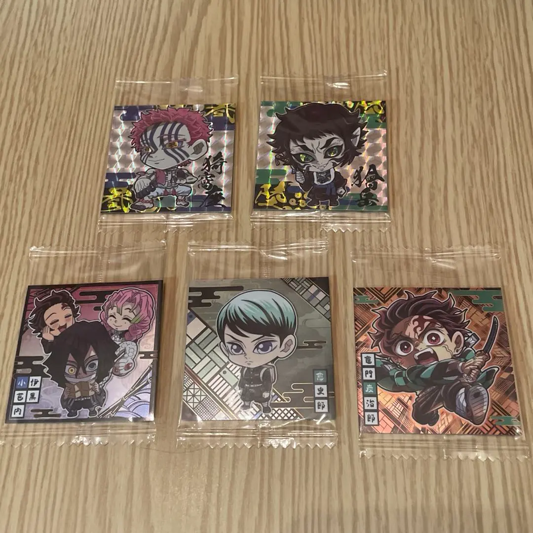 Thumbnail of Kimetsu no Yaiba Wafer Stickers - Set of 5