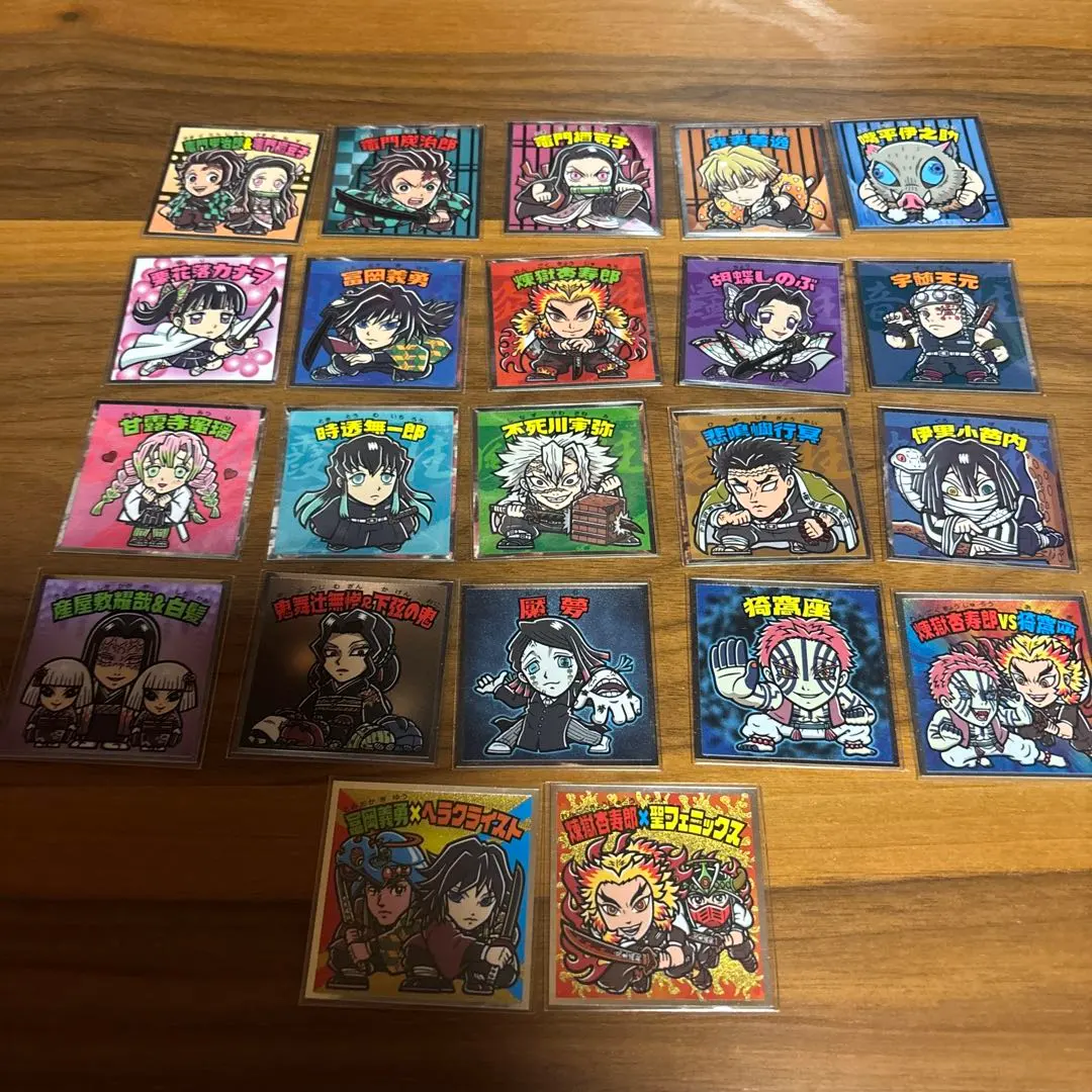 Thumbnail of Bikkuriman stickers, Demon Slayer Man 2, 22 pieces