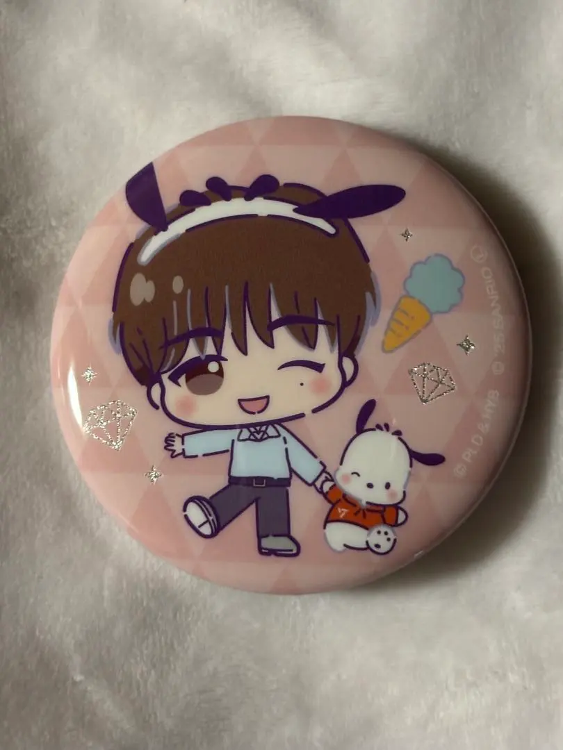 Thumbnail of DK (Seventeen) x Sanrio Collaboration Can Badge - Pochacco