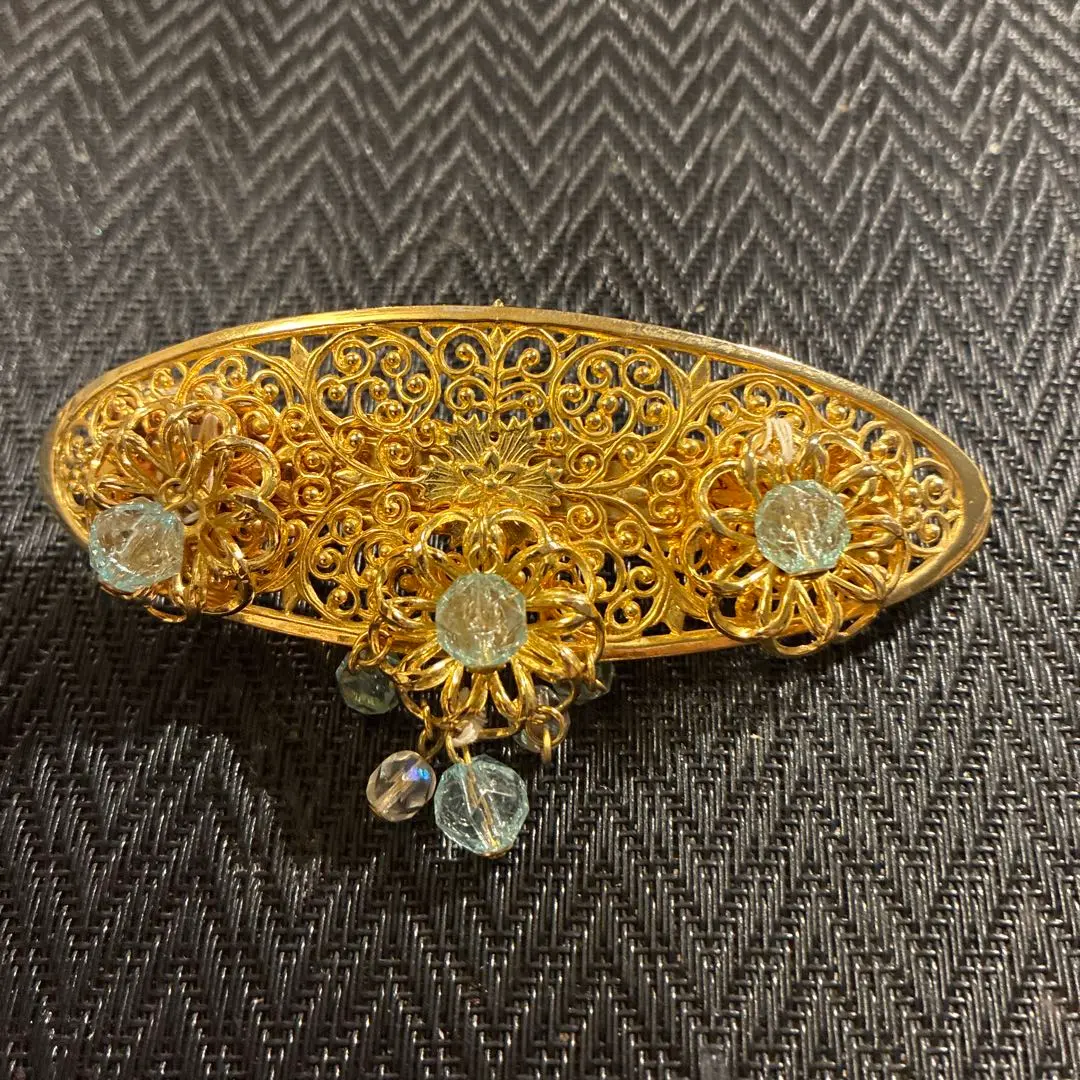 Thumbnail of Vintage Hair Accessories, Gold