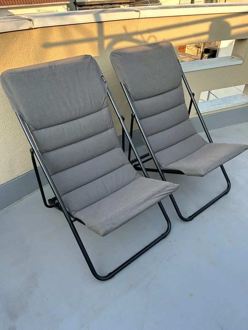 Laguna Mobiliere(ラフマモビリエ）キャンプ用イスx 2脚 feiler ラフマ モビリエ Lafuma MOBILIER デザインチェア