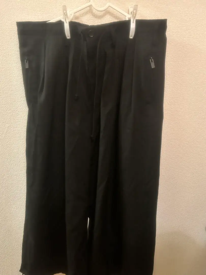 yohji yamamoto 23aw ギャバドレープパンツ　新品未使用　sz3 yohji yamamoto - pour homme ドレープパンツ / HJ-P21-100