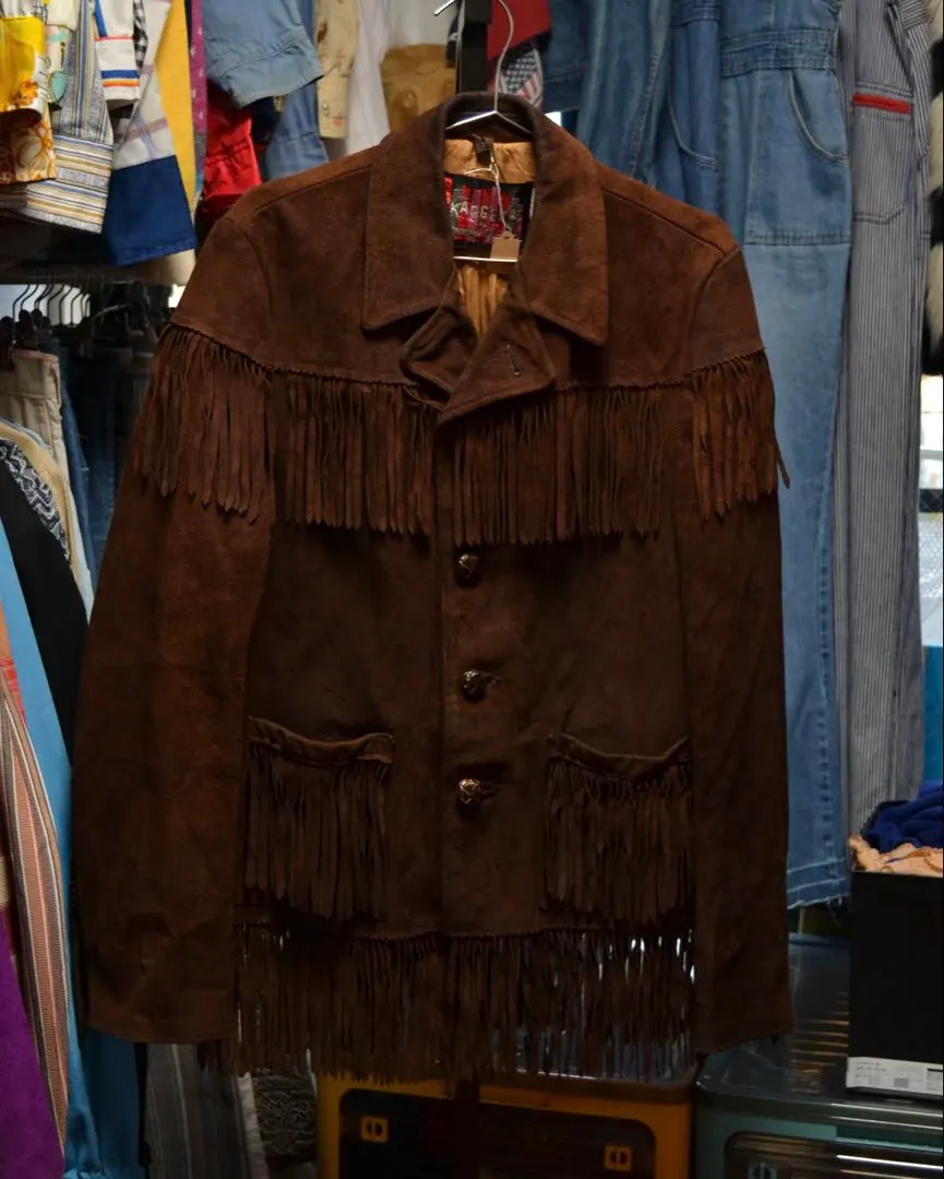 Thumbnail of ~70s Fringe Suede Jacket