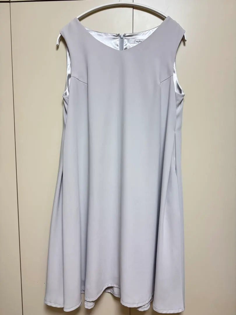 Thumbnail of Mystrada Sleeveless Dress Chiffon Gray A-line