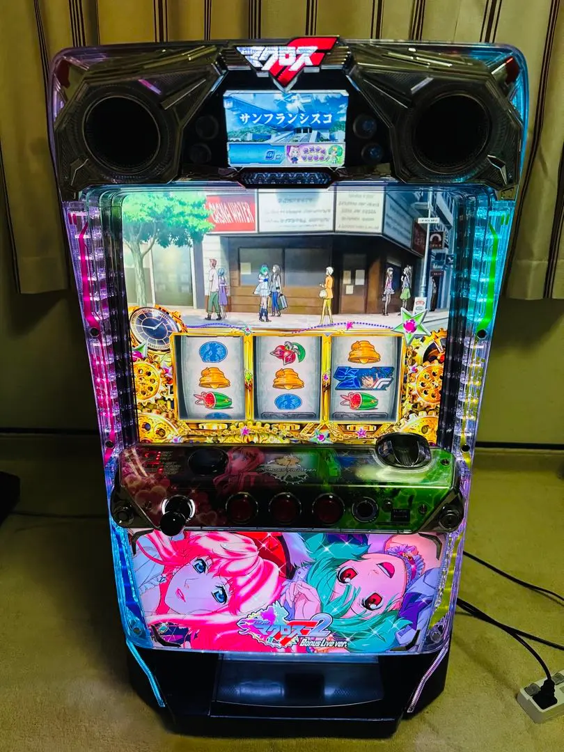 チスロ マクロスフロンティア はじまりの歌、銀河に響け! スロット/実機※引取 マクロスフロンティア はじまりの歌、銀河に響け！ スロット実機
