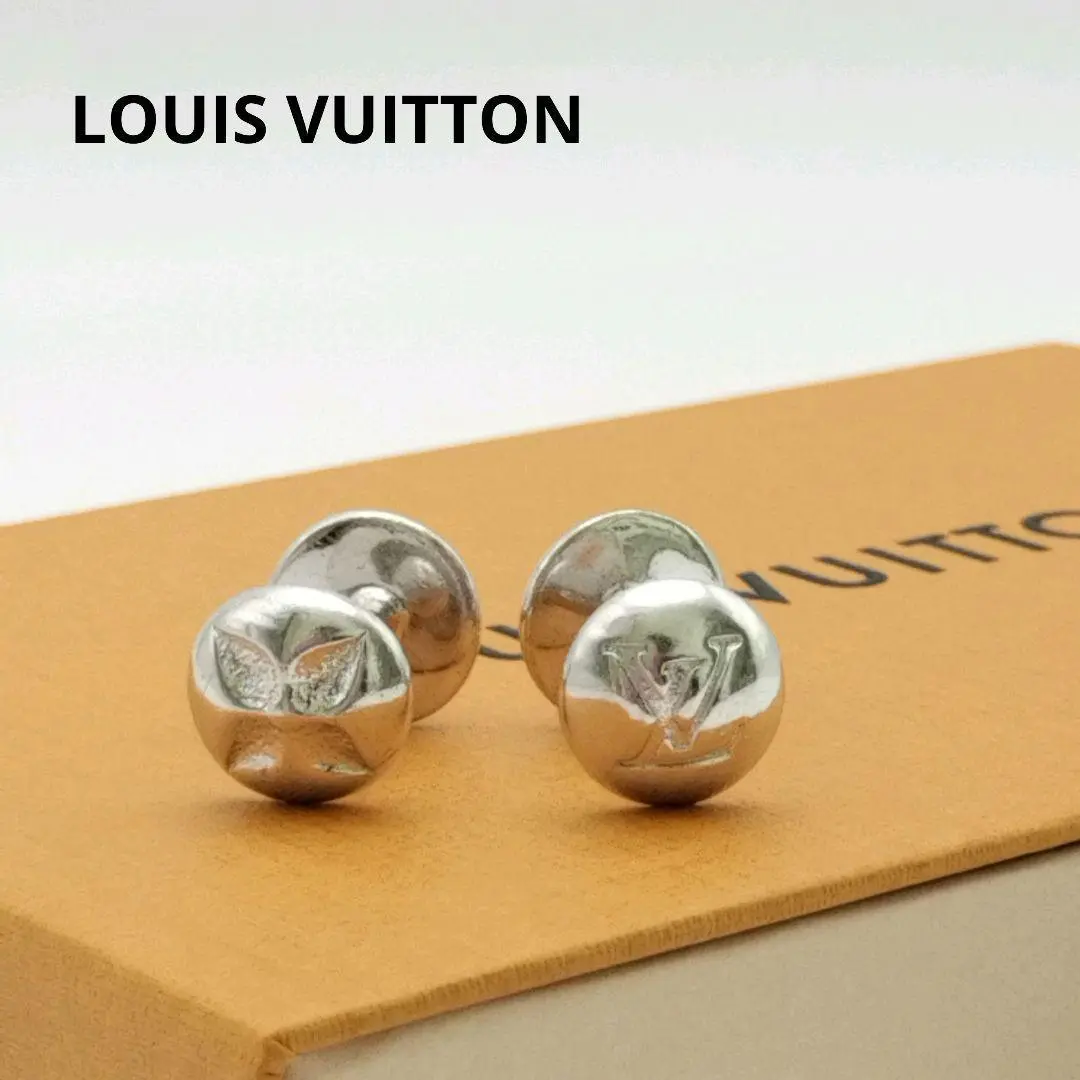 極美品✨ケース付 ルイヴィトン ブトン ドゥ マンシェット・モノグラム シルバー 楽天市場】ルイヴィトン LOUIS VUITTON カフス ブトン ドゥ