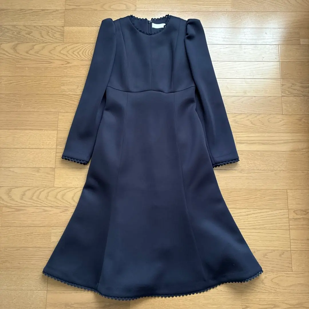 Amazon | [セルフォード] レーストリムポンチワンピース