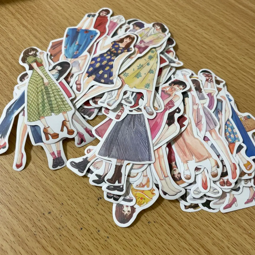 Thumbnail of Woman girl person stickers 90 pieces