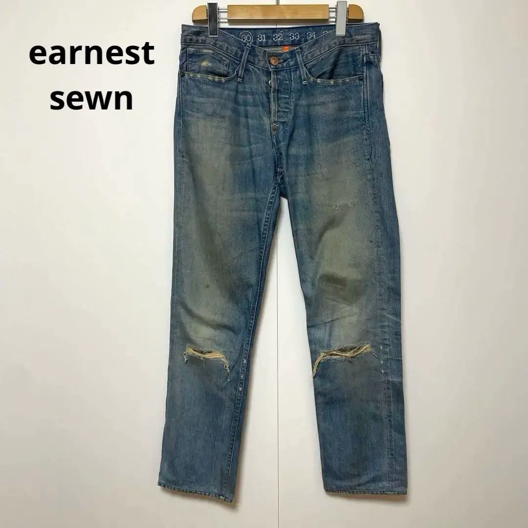 アーネストソーン32インチセルビッチデニムジーンズ ☆アーネストソーン☆32インチ◎セルビッチデニム◎ジーンズ 23oz