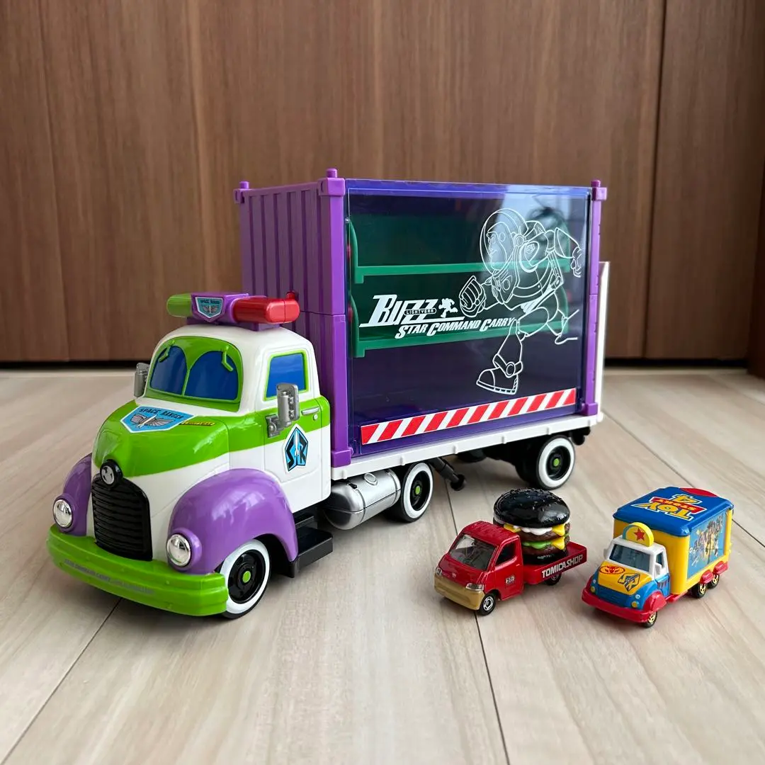 ◆トイ・ストーリー　マスコット&バズライトイヤー　トミカ　スターコマンドキャリー Tomica Toy Story Star Command Carry Buzz Lightyear TOY STORY
