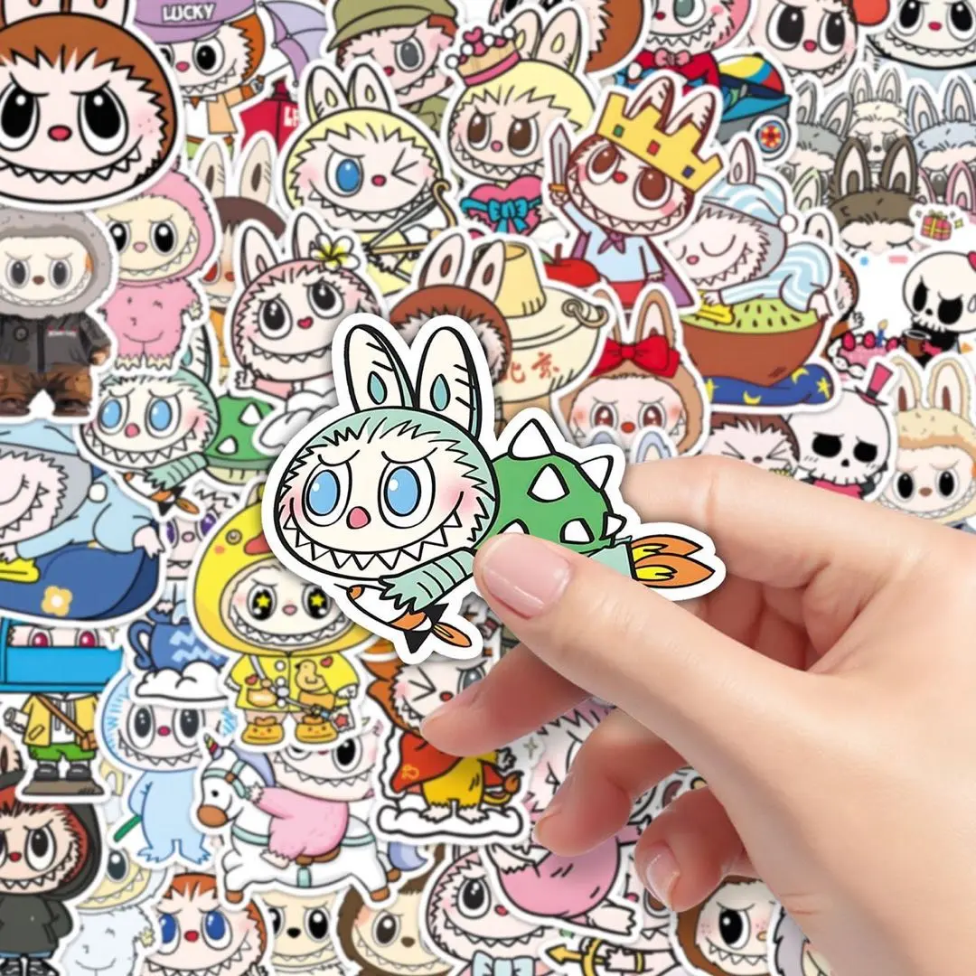 Thumbnail of NO.1 POPMART Labubu Rabbit Character Stickers Set of 50