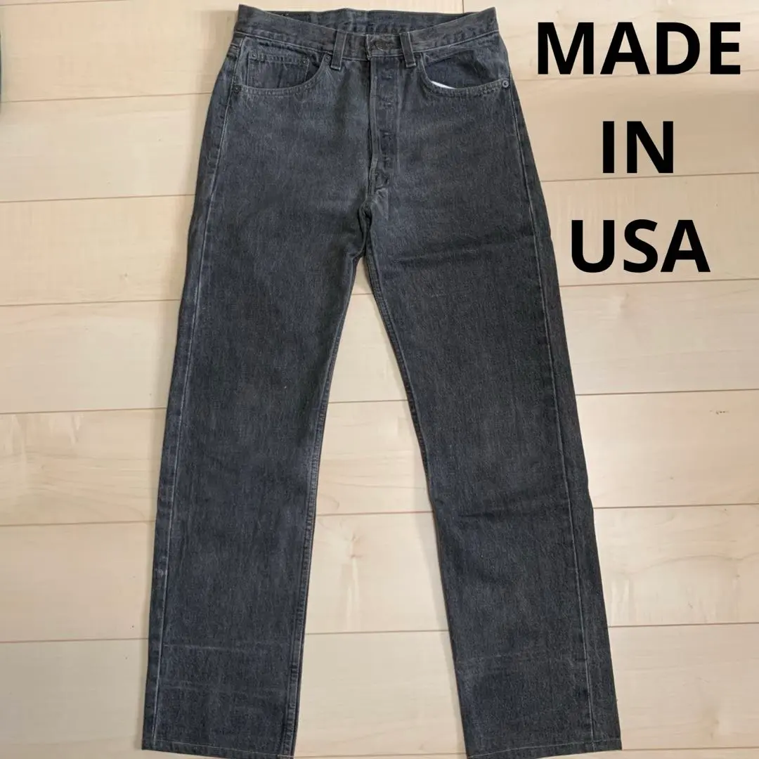 Thumbnail of Levi's 501 653 Factory Pre-dyed Black w31