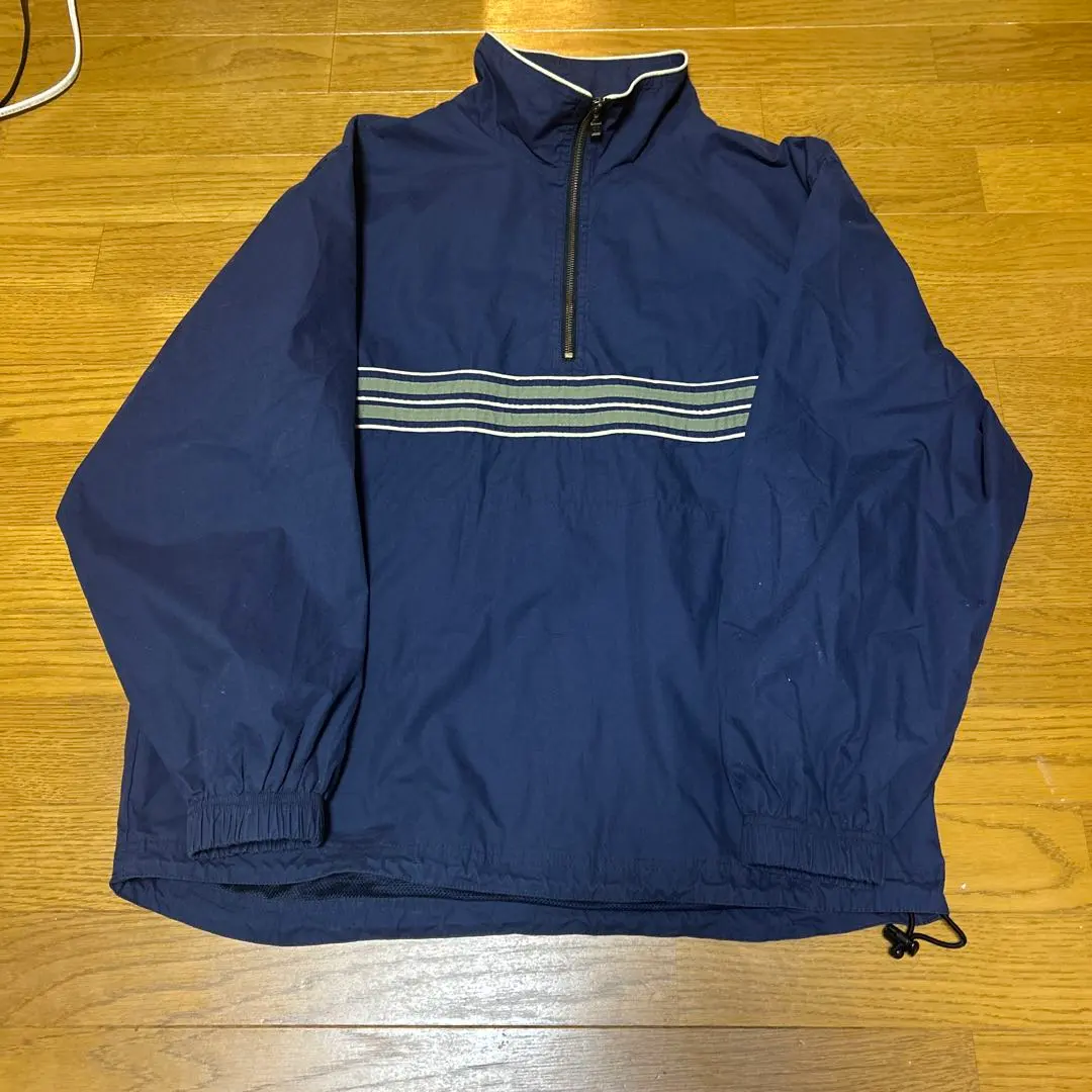 Thumbnail of 90s Timberland nylon jacket, navy, half-zip