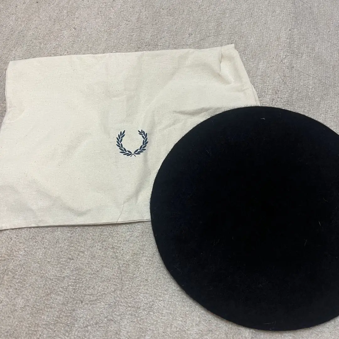 FRED PERRY ベレー帽 キャラメル ベージュ 入園入学祝い Fred Perry ベージュ ベレー帽 帽子 - 帽子