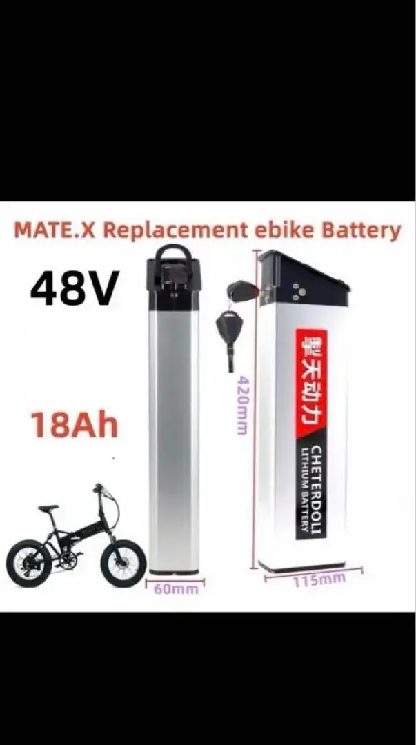 MATEX BIKE 同型バッテリー 48v 18ah