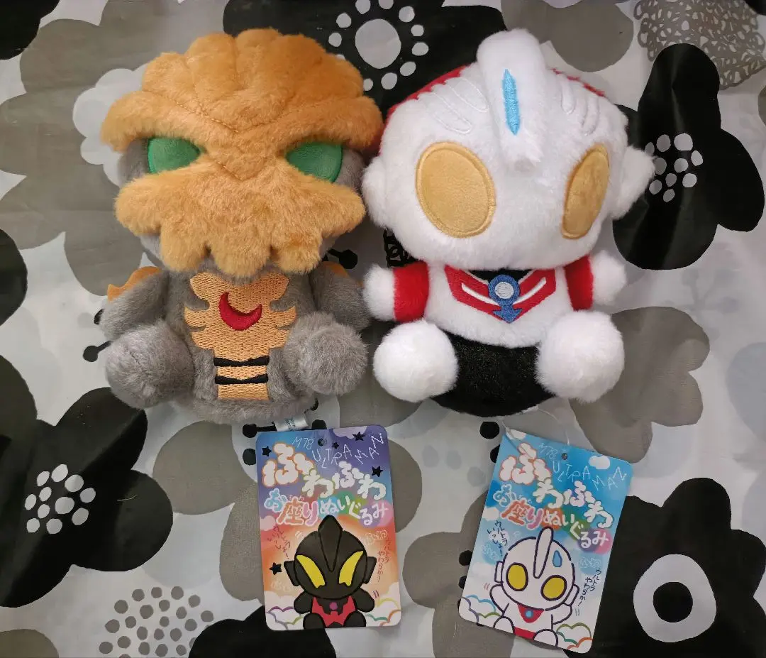 新古品】ジャグラー＆ツノっちメガお座りぬいぐるみセット 入手