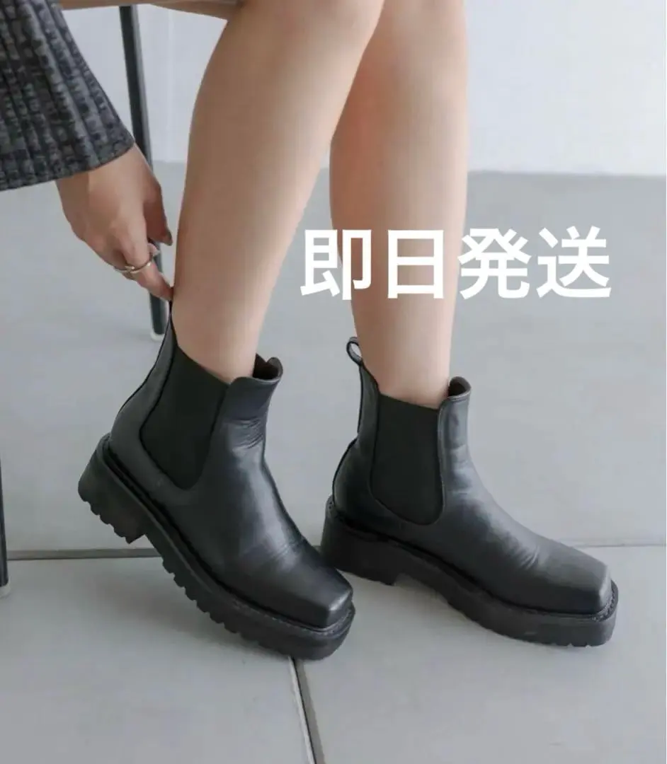 Thumbnail of 【Ships Today】mystic Square-toe Side Gore Boots