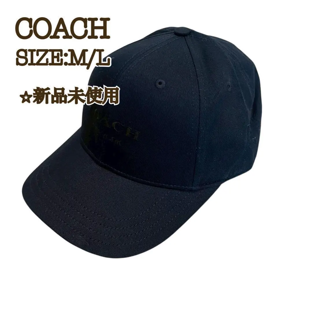 Thumbnail of New Coach Baseball Cap Navy Unisex Embroidered Logo