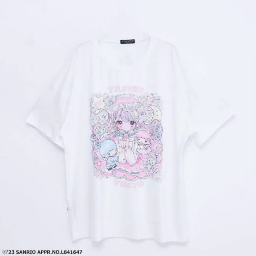 TRAVAS TOKYO リトルツインスターズ キキララ Tシャツ 黒 - メルカリ